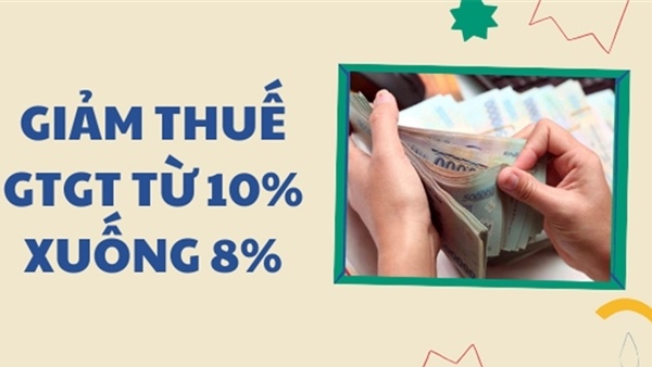 Áp dụng mức thuế VAT 8% với danh mục dịch vụ hàng hóa